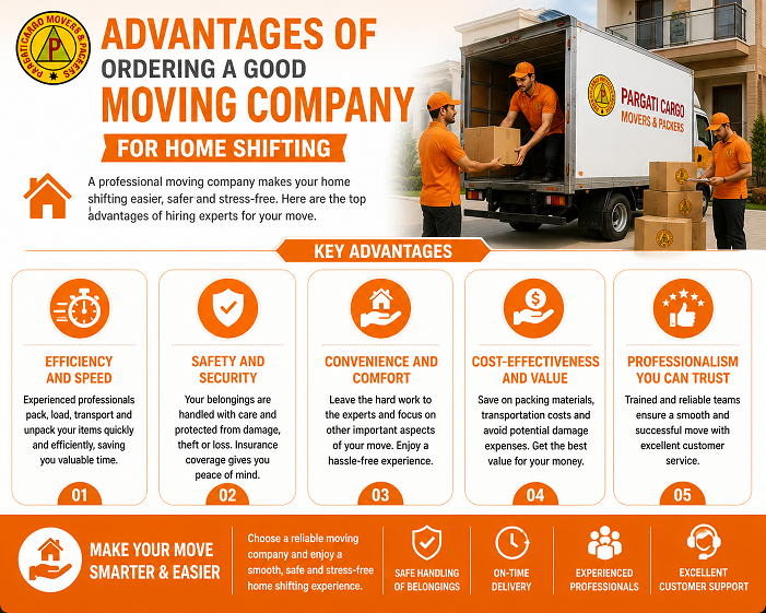 Advantages of ordering a good moving company for home shifting