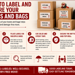 How to label and secure your boxes and bags