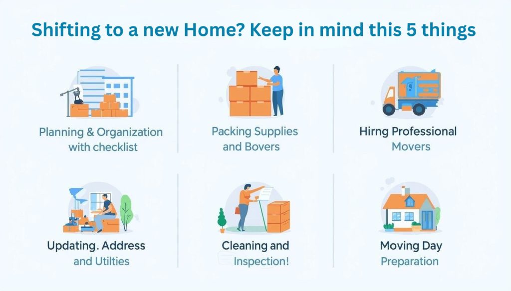 Shifting to a new Home? Keep in mind this 5 things